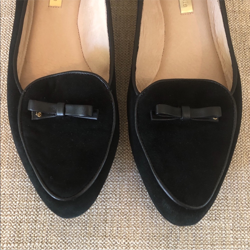 Louise et Cie ABRIEL Black Suede Loafers, Size 8 - Picture 4 of 7